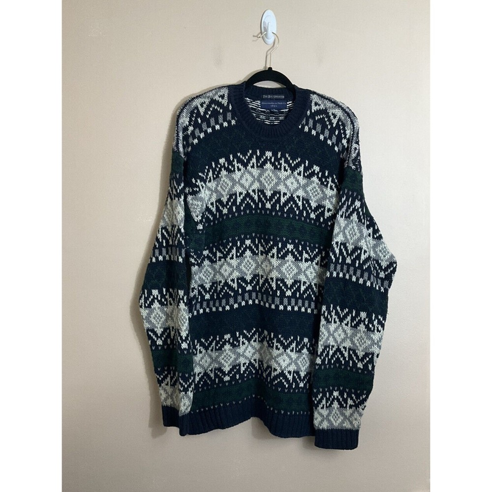 VTG Abercrombie Mens Fair Isle Sweater